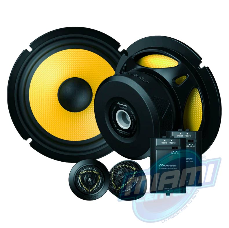 PIONEER PARLANTES COMPONENTES TS-D1740C 6.5″• 2 VÍAS • 4 Ω