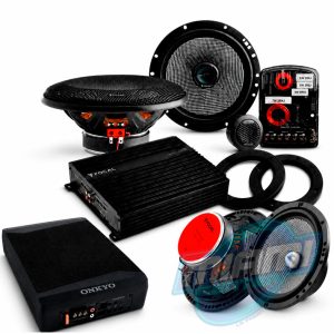 COMBO AUDIO GREAT WALL POER PARLANTES FOCAL 165 AS + 165 AC + AMPLIFICADOR AP-4.380 + ONKYO R-W760A (INSTALADO)