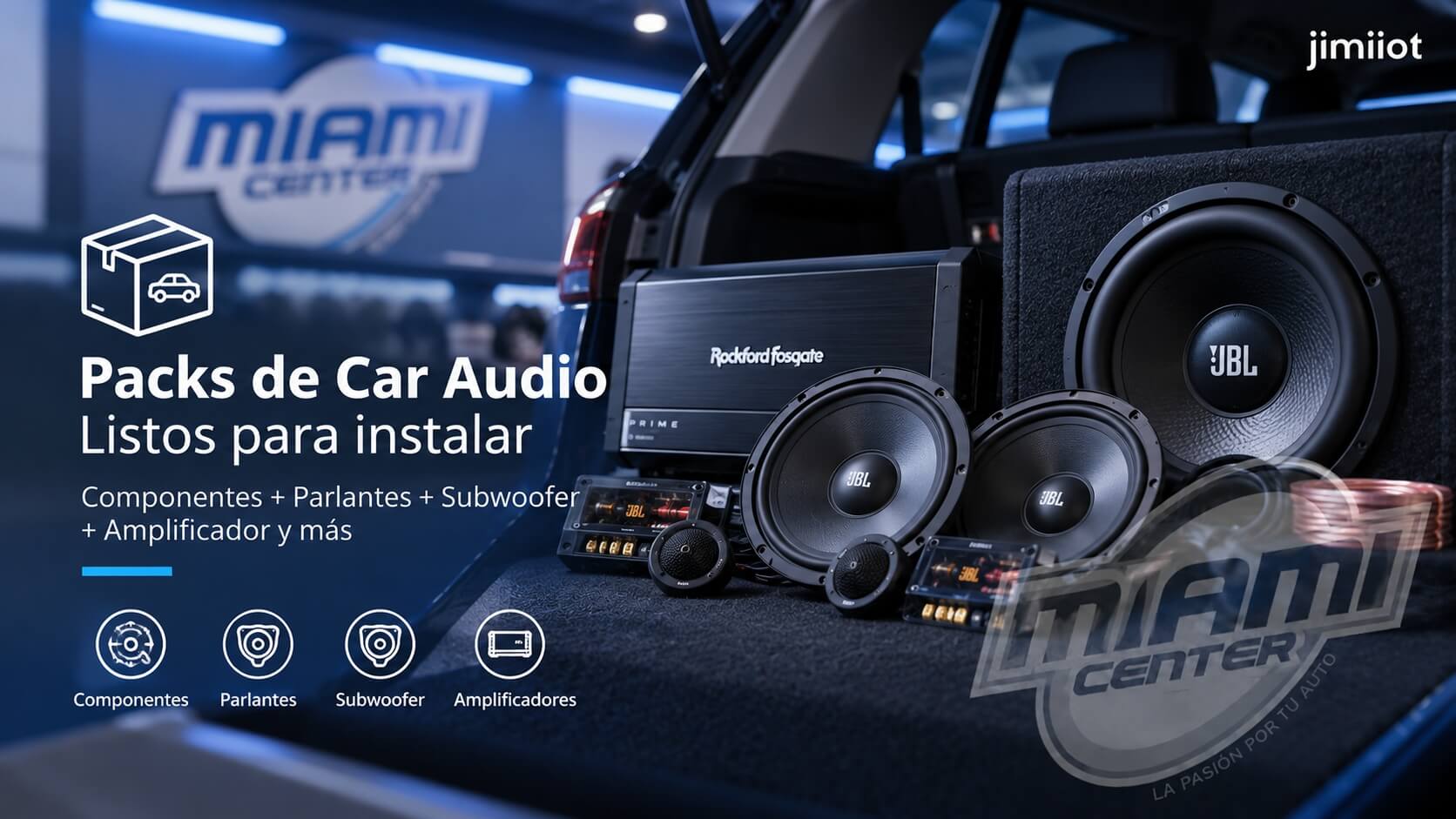 Combos de audio para auto instalado